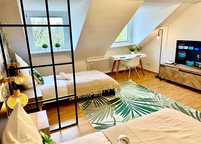 דירה Dschungel Wohnung, Geraeumig, Netflix, Sonos, Zentral דיסבורג